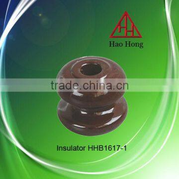 HAOHONG Hot Sale low voltage 1617 -1 Porcelain Insulator / spool insulator