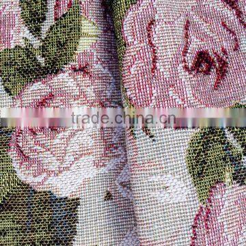 Good quality flower design jacquard sofa covers fabric