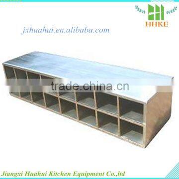 dressing room stainless steel shoe cabinet double layer