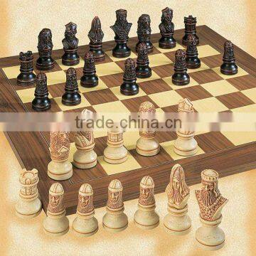 High quality customized 3 inch resin chessmen