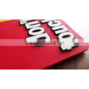 Plastic Products Factory Munufacture Strange Things Red Luggage Tags Name Bag Tags Design