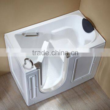 Q380 Walk In Tub Shower Combo Acrylic Elderly Bathtub