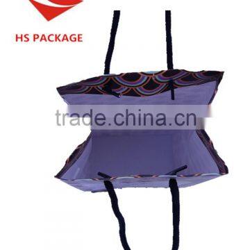 Rope Handle Colorful Printing Wine Paper Bag With Laminated photo-3