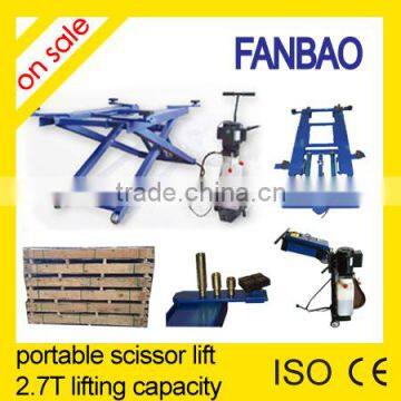 portable auto scissor car lift