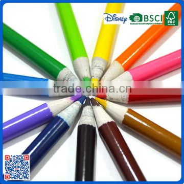 Hot selling personalized small promotional kids color pencil with high quality