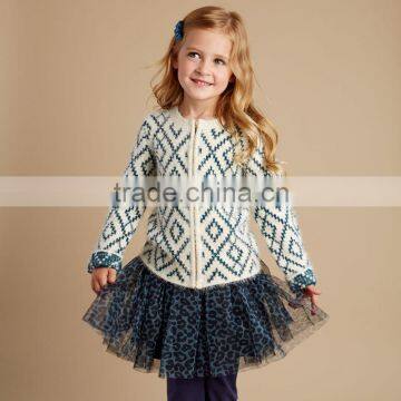 DK0046 dave bella 2015 autumn girls boutique sweater children's clothes girls sweater girls cardigans children's blouse