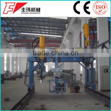 H beam automatic high frequency welding machine with submerged arc