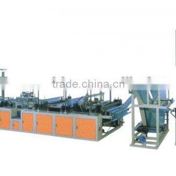 Continuous-rolled garbage bag making machine