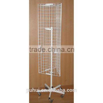 3 Sides Floor Spinning Grid Wire Rack Display for Promotion Purpose photo-5
