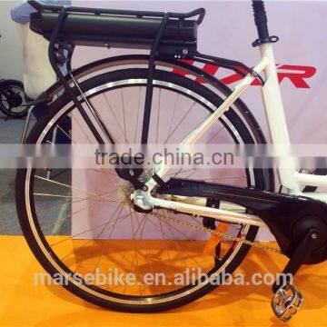 2016 New Design Long Rangge Mid Motor City Lady Electric Bike