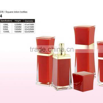 New Elegant Pyramid Round Shape Perfume Acrylic Cosmetic Body Lotion Bottle photo-4