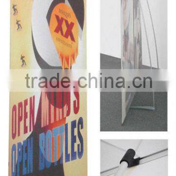 Various Shape Stand Pop Up L Banner for Advertising with Aluminum Pole