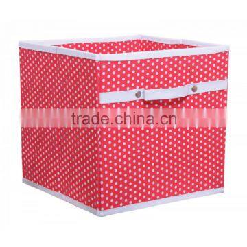 2016 Good quality custom Non woven fabric foldable shoe storage box