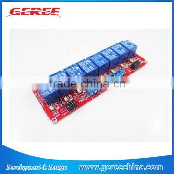 Optocoupler H/L Level Triger 12V 8-Channel Relay Module photo-2