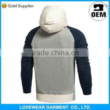 New Styles High Quality Mens Plain White Zipper Fleece Hoodie With Custom Designs photo-3