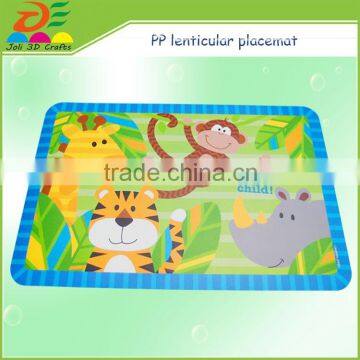 Wholesale jacquard 3d lenticular placemat woven placemats