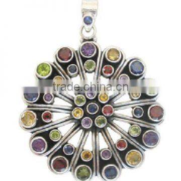 Silver Black Onyx Peridot