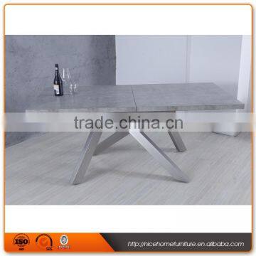 Top sell 1.8m-2.4m mdf extendable dining table