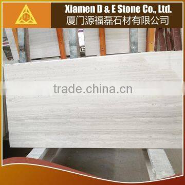 Chinese White Wooden Marble Floor Tiles