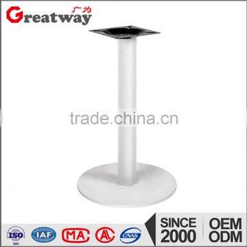 convenient round steel table leg for round table top