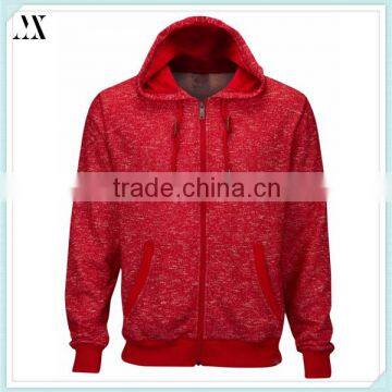 2016 Custom Wholesale Man Hoodie French Terry Full Zip Hoo