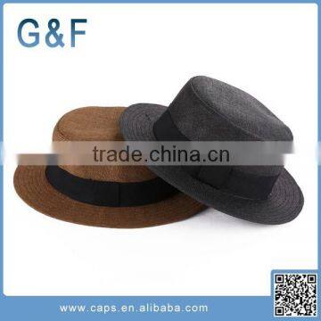 Wholesale Custom Straw Boater Hat