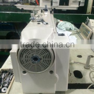 Direct drive automatic stitch count lockstitch sewing machine