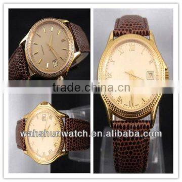 High Quality Quartz Watches Brand,roles Watches, Leather Watch