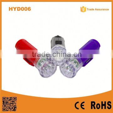 2015 New Product HYD006 Cheapest 1W LED Dimond bicycle led light with bike accessory fastener