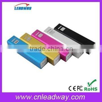 ultra slim portable power bank best promotion gift China export 2200mah 2600mah 3000mah
