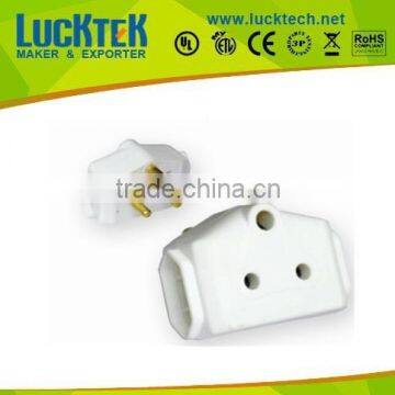 3 way south africa to euro extension power adaptor