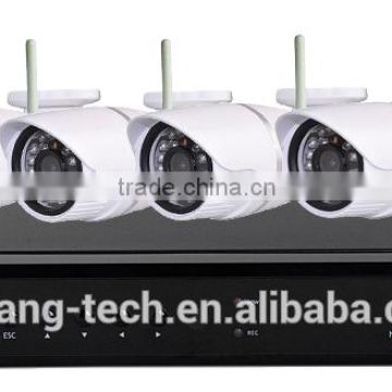 Wireless IP Camera and P2P NVR, H.264 wifi NVR Kit,720P/960P 1.3mp ip camera NVR system,outdoor wifi nvr kit