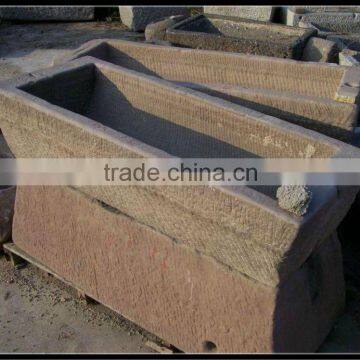 antique sandstone trough