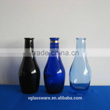 black color water glassbottle glass bottle for water