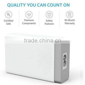 Multi USB 6 Port Charger Desktop Rapid 50Watt Station Charging for Apple Android, With ISmart Technique IC photo-2