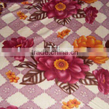 polyester blanket double ply printed