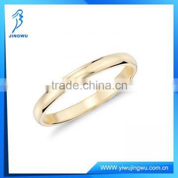 Wholesale Classic Wedding Silver Ring in 18k Yellow Gold