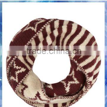 100% Acrylic Stars and Stripe Knitted Scarf and Snood,mens Scarf Knitting Pattern,knitting Pattern Snood Scarf photo-1