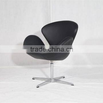 Arne Jacobsen leather rotatory chair Swan chair full leather design