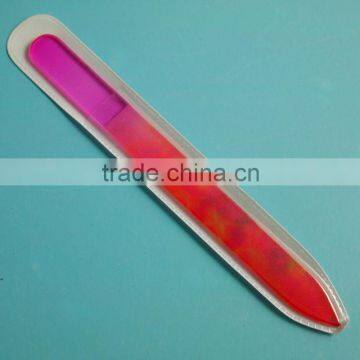 BLC-021 140mm Pretty pattern on file czech glass nail file
