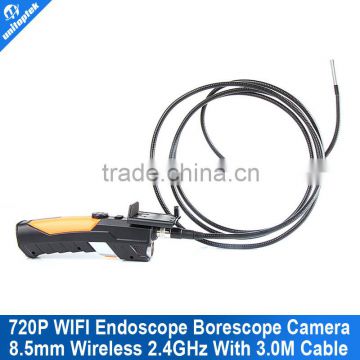 HD 720P Wireless WIFI 802.11 b/g/n 150Mbps Endoscope Video Inspection Snake Camera 3M 8.5MM Lens 1.0 Mega Pixles