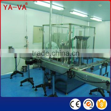 Slat plastic chain conveyor for medicine bottle transportation