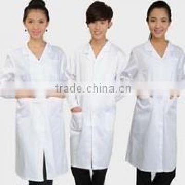 doctor's hot sales TC twill top hospital uniform lab coat work cloth in apparel