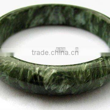 58mm seraphinite rare gemstone bangle natural gemstone bangle