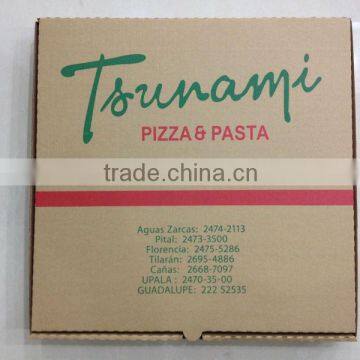 High Quality E-flute Custom Corrugated Pizza Box/different Size Pizza Box With Logo