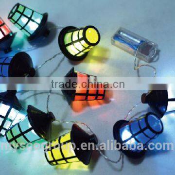 Hanging 10 LED string lantern chandeliers