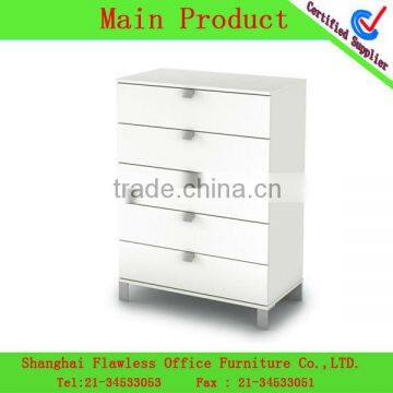 Sparkling 5 drawer bedside cabinets for bedroom furniture FL-BF-0313