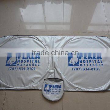 Universal Car Front Nylon Sunshade/customized Logo Printing for Promotion photo-3