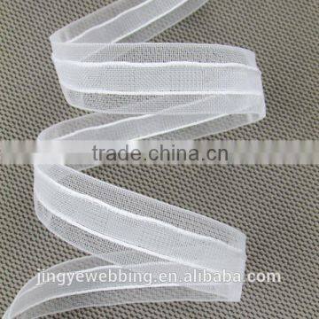 shenzhen wholesale 1 inch organza sheer ribbon