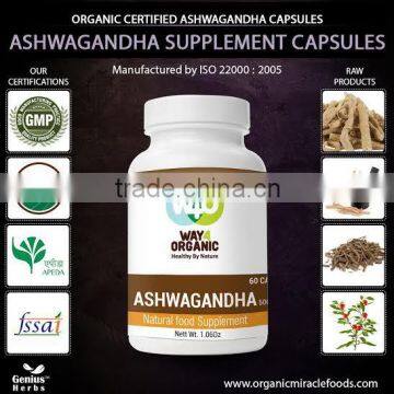 Ashwagandha Capsules Bulk Suppliers From India
